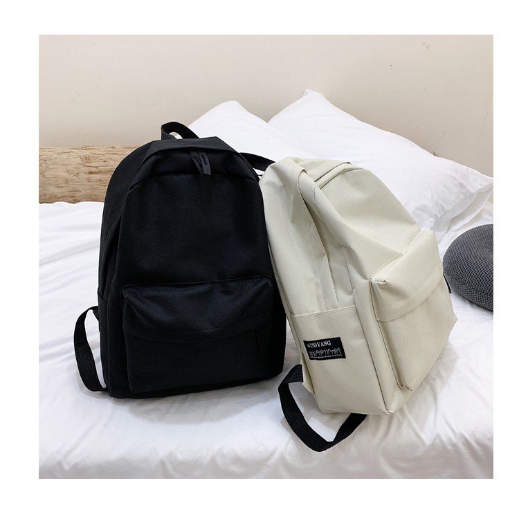 Ba lô JASMIN NOIR bằng vải thời trang đơn giản cho nữ