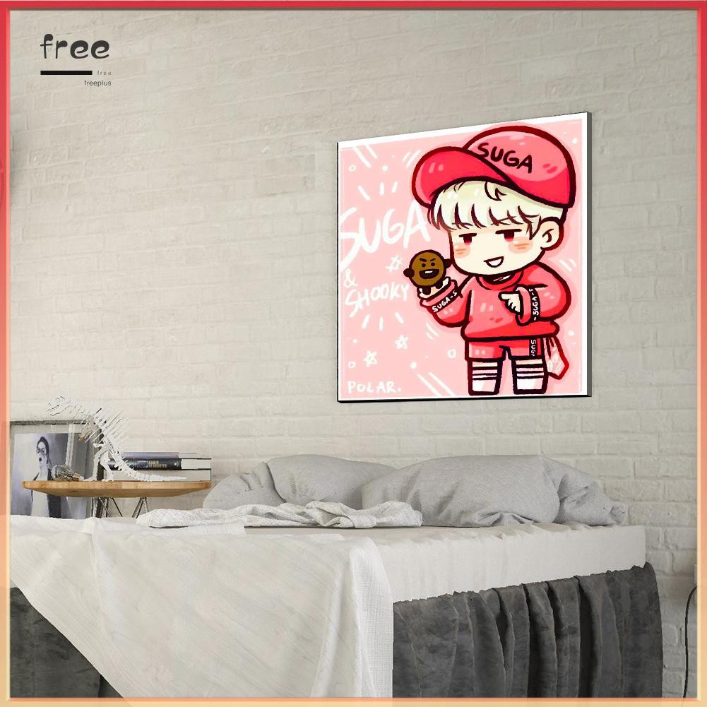 Tranh Đính Đá Tự Làm Trang Trí Nhà 5d Hình Bts | BigBuy360 - bigbuy360.vn