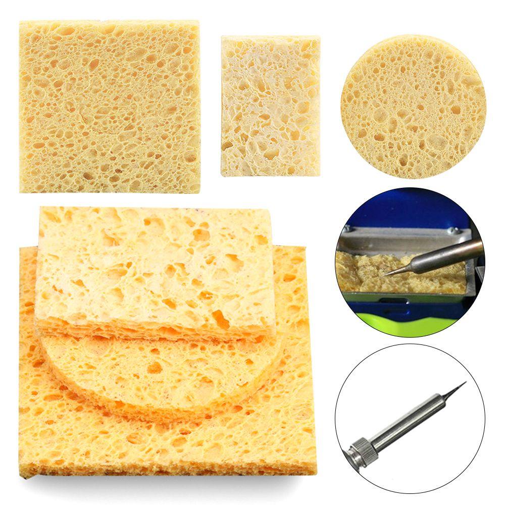 Set 50 Miếng Bọt Biển Vuông / Tròn / Chữ Nhật Chịu Nhiệt Độ Cao Làm Sạch Mỏ