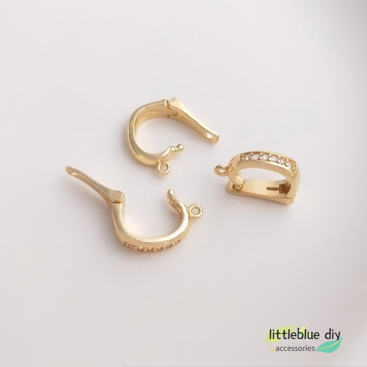 Mặt Dây Chuyền Bằng Đồng Đính Đá Zircon Ngọc Trai 14K Nhiều Màu Sắc