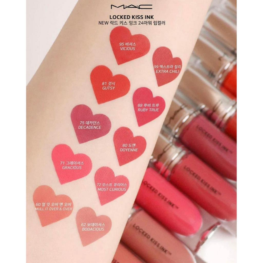 Son MAC Locked Kiss Ink siêu bền màu , siêu lỳ - Mac 99/95/92/91/62/66