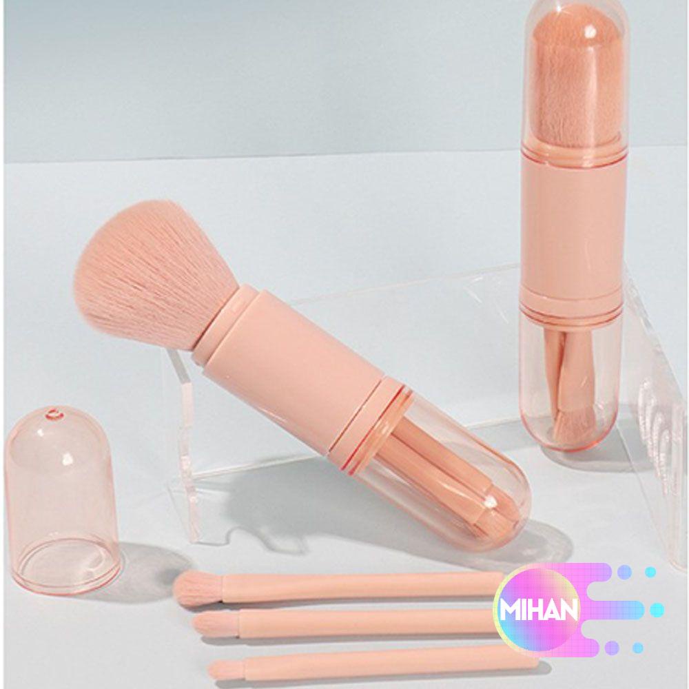 [Hàng mới về] Bộ 4 cọ trang điểm phấn mắt đa năng có thể thu vào