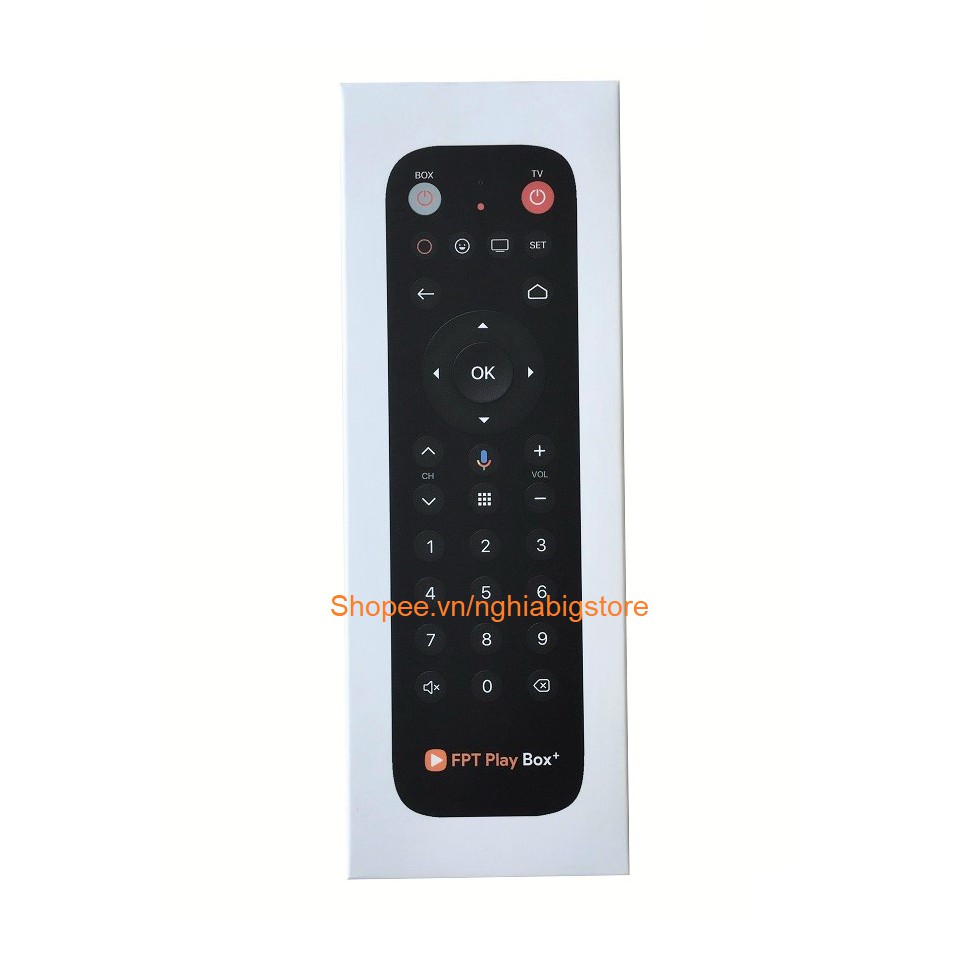 [Chính Hãng] Remote Điều Khiển Giọng Nói FPT Play Box TV, Hộp Tivi FPT Play Box - NowShip, Grab