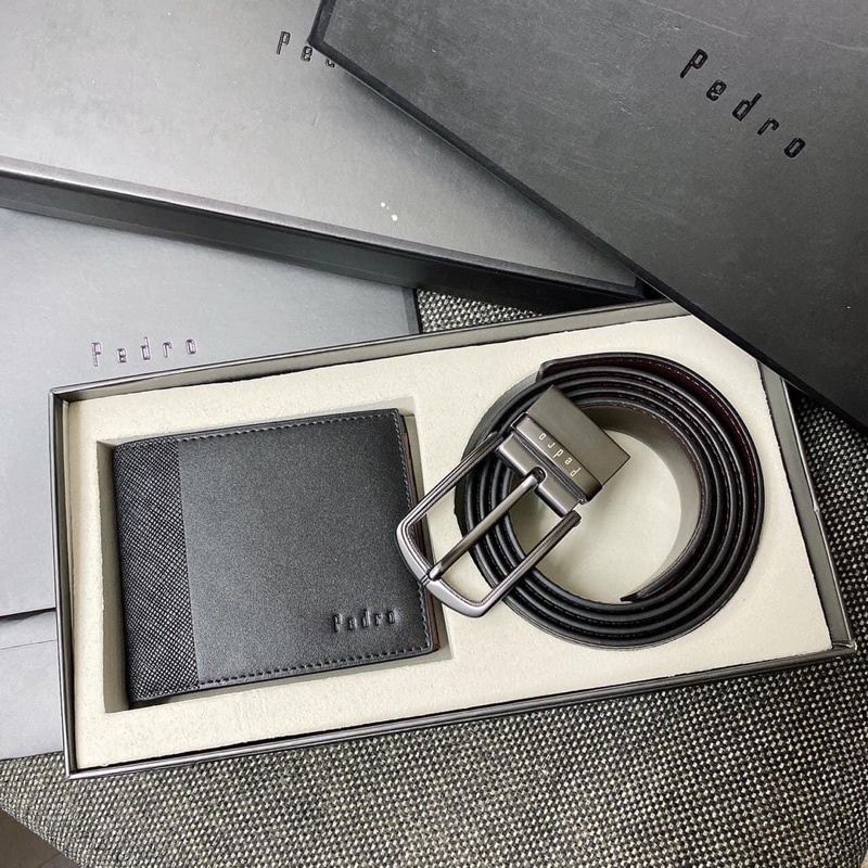 Set ví & nịt PEDR0 nam tuồn kho chuẩn store