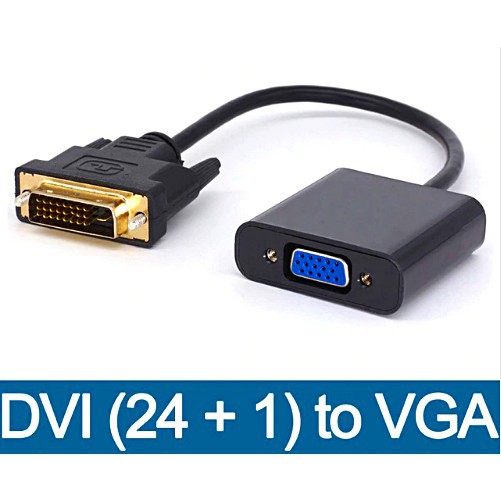 [GIÁ HỦY DIỆT] Cáp chuyển DVI to VGA Giá rẻ [vuaphukien computer]