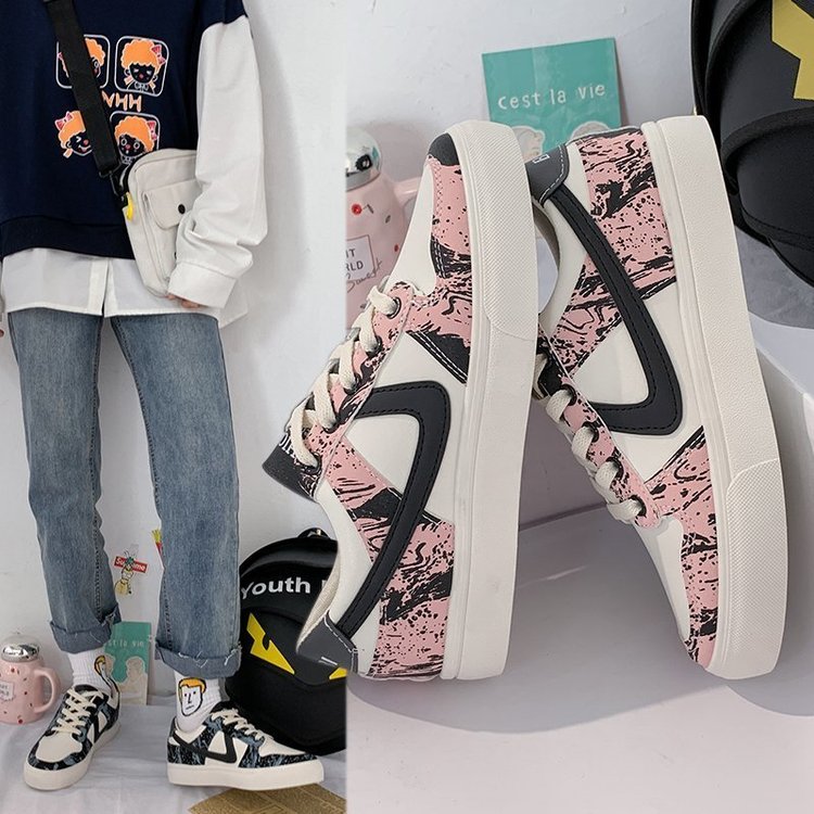 Giày Thể Thao Bằng Da Thoải Mái Cho Nữ