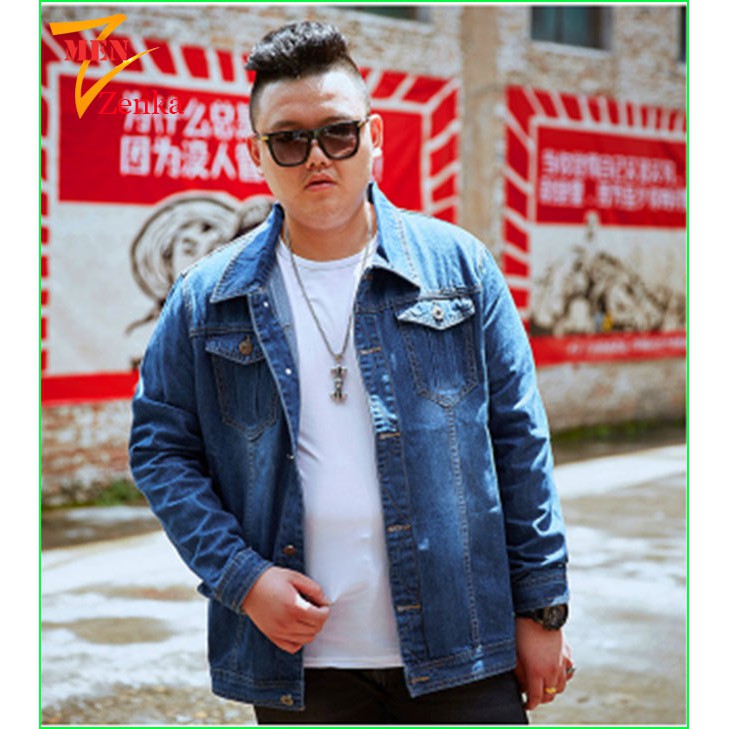 áo khoác jean size lớn - áo big size nam