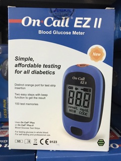[ BH TRỌN ĐỜI ] Máy Đo Đường Huyết Acon OnCall Ez II (25 que thử)