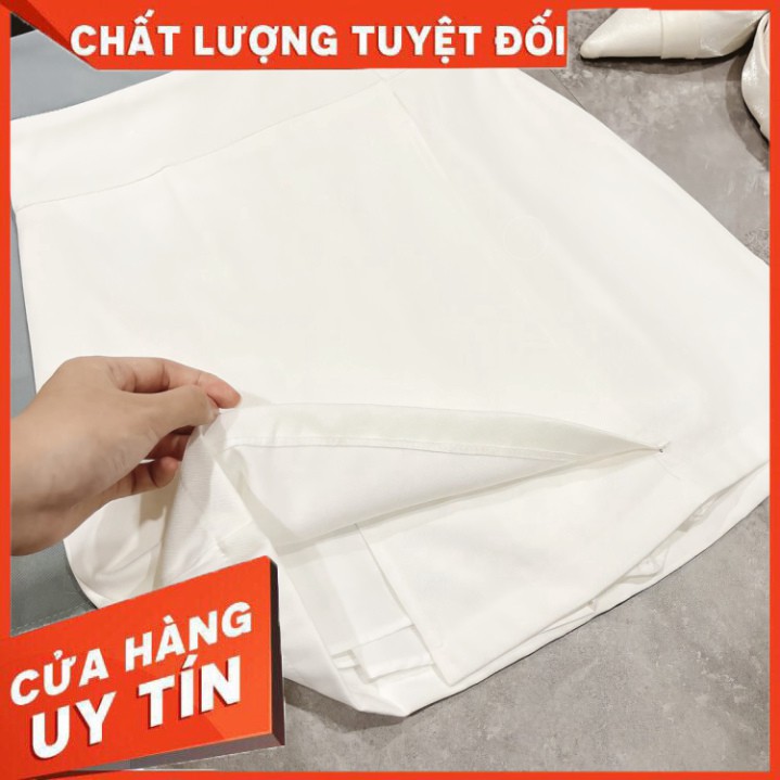 [Mã FAXANH55 giảm 10K đơn 50K] MECHIPXINH - CHÂN VÁY A CẠP LẬT 3 MÀU CHO NỮ