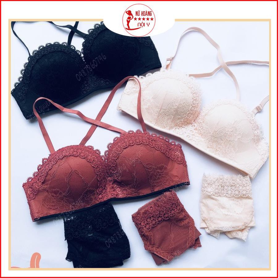 BỘ ĐỒ LÓT 🔥CÓ MÃ GIẢM GIÁ + FEESHIP 🔥 set nội y quả ngang răng cưa ,đệm 3 siêu nâng ngực. | BigBuy360 - bigbuy360.vn