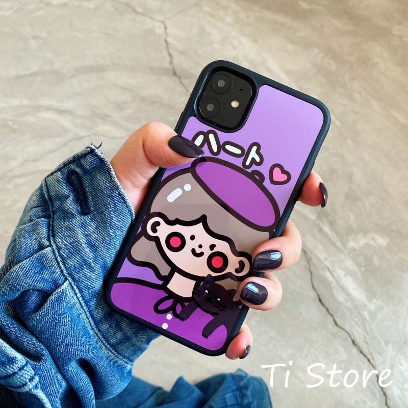 Ốp Lưng Girl Cat 2 iP [ TI STORE ]
