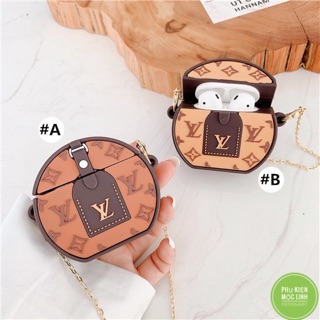 [Hàng Mới Về] Case Vỏ Bao Airpods Đựng Tai Nghe Airpod 1 2 Pro 3 oval tặng kèm dây đeo chéo Cover i11, i12...