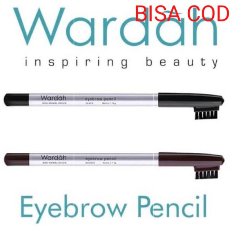 (hàng Mới Về) Chì Kẻ Lông Mày / Kẻ Mắt Màu Nâu Và Đen Wardah 1.14 | BigBuy360 - bigbuy360.vn