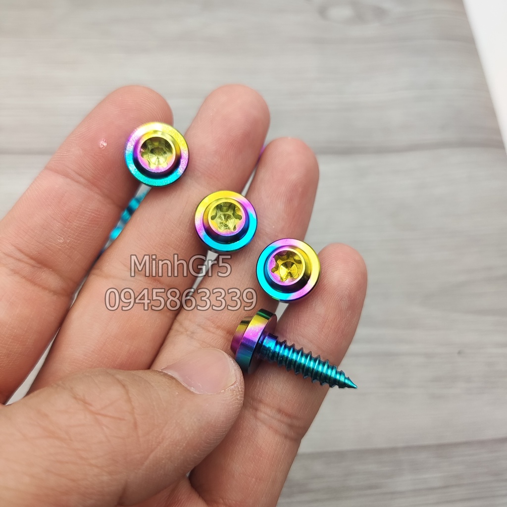 Ốc 5li xoắn, 5li18 Titan Gr5 gắn dàn áo YAMAHA