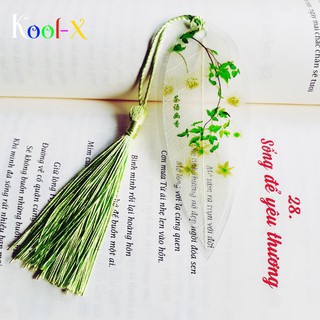 Bookmark Gân lá Mộc lan hình Hoa