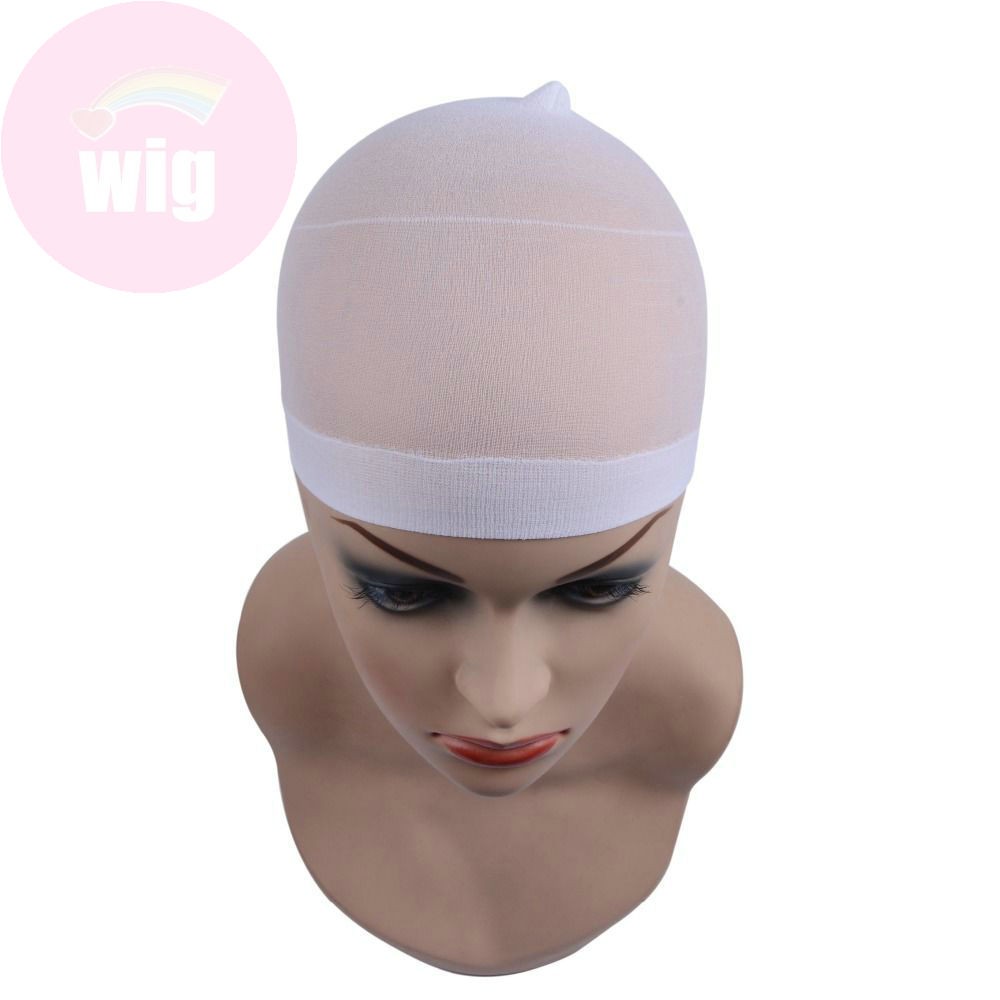 2Pcs Unisex Stretchable Wig Liner Cap Hair Net Elastic Mesh Hairpiece Accessory