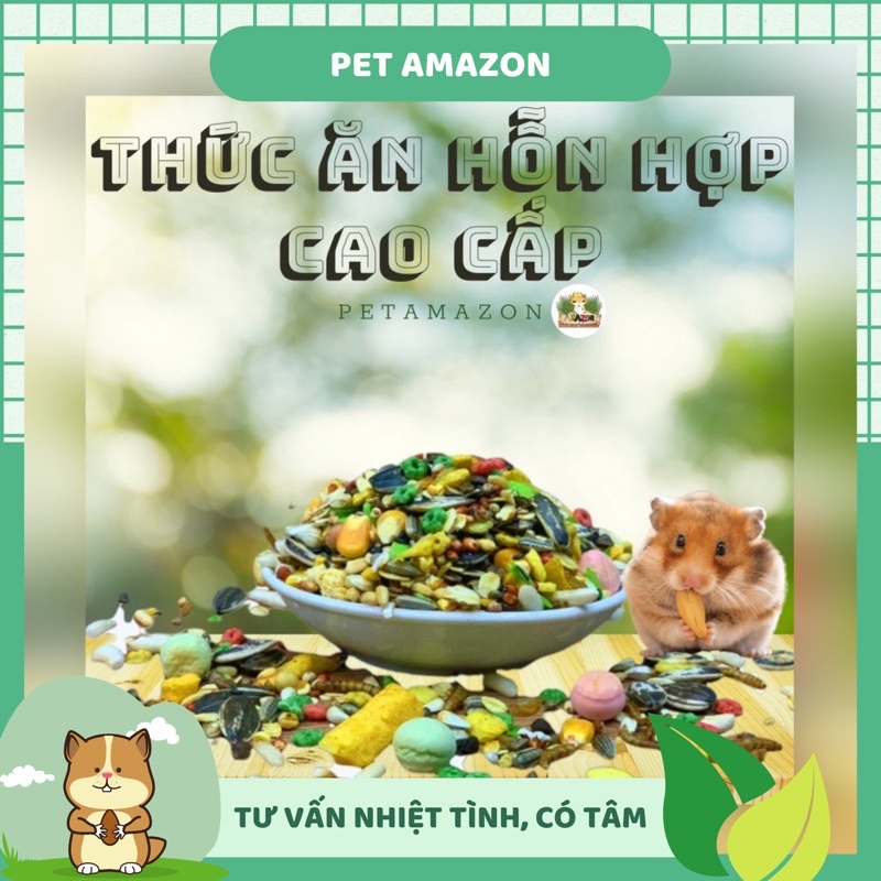 Thức ăn hỗn hợp cao cấp 500g dành cho Hamster