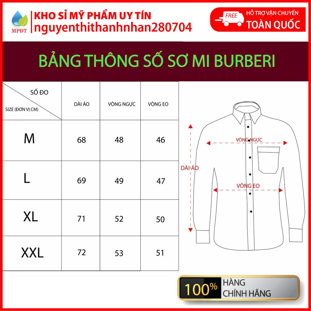 Áo sơ mi - Áo sơ mi BurBeRi cao cấp ,mềm mịn, thấm hút mồ hôi, form trẻ trung | BigBuy360 - bigbuy360.vn