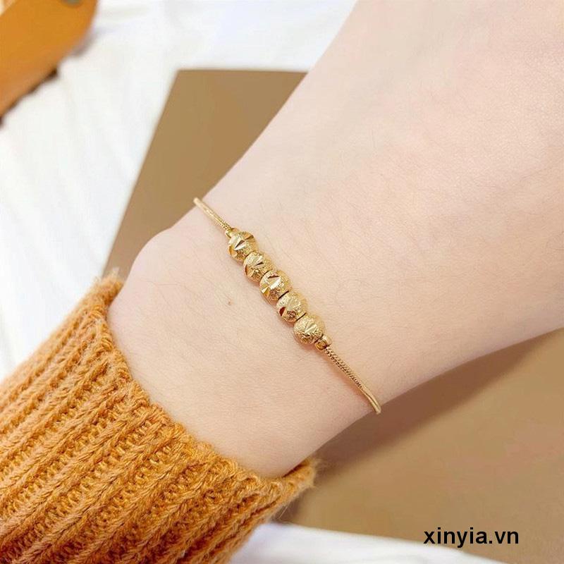 Vòng Tay Năm Cánh Đơn Giản Không Phai Màu Thiết Kế Niche Cho Nữ