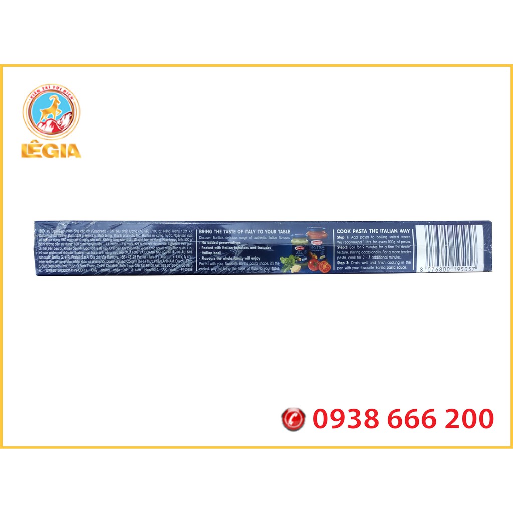 MÌ Ý SPAGHETTI n.5 BARILLA HỘP 500G
