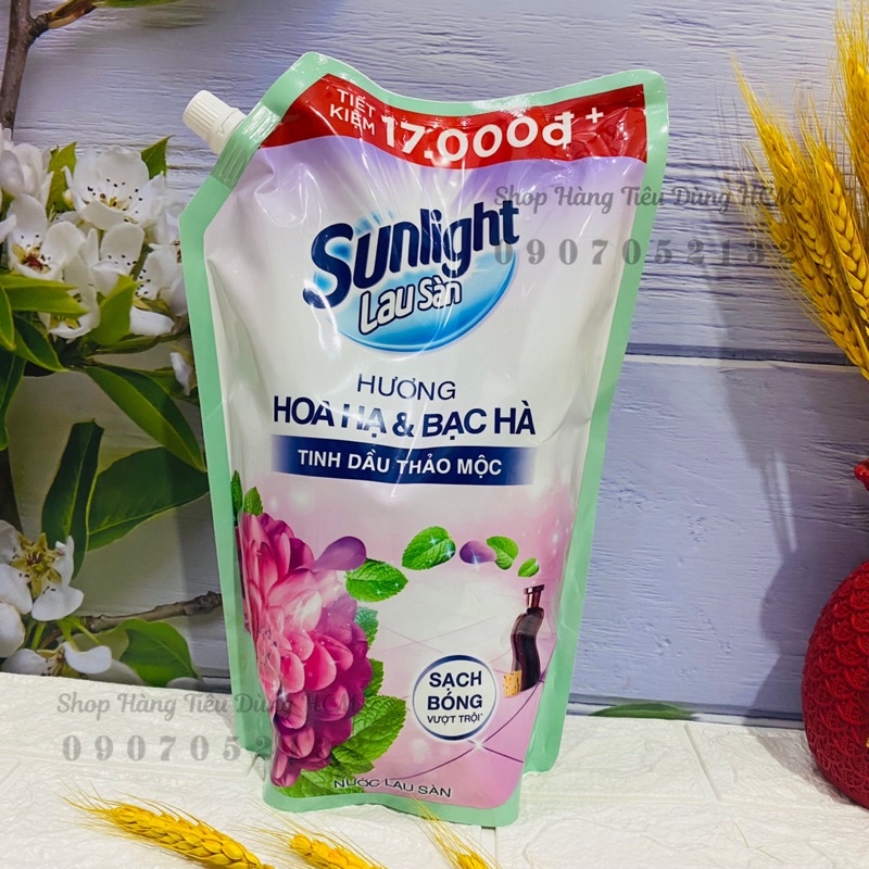 Nước Lau Sàn Sunlight Tinh Dầu Thảo Mộc Túi 2Kg