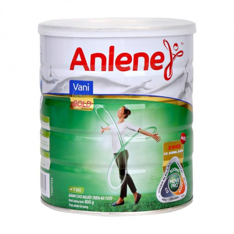 Sữa Anlene Gold 3 KHỎE hương Vani 800g (trên 40 tuổi)