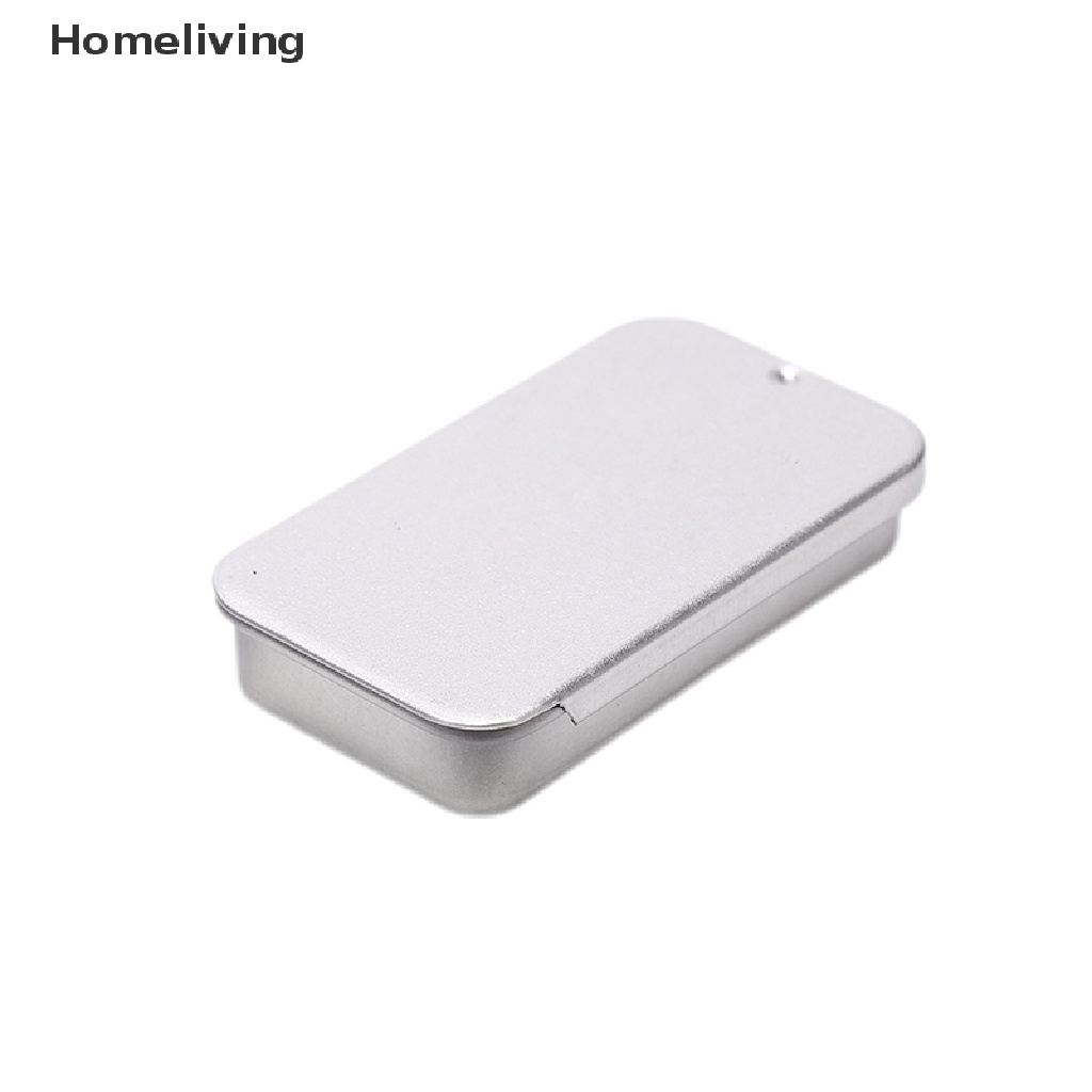 Bộ 3 Hộp Thiếc Đựng Thuốc / Trang Sức Có Nắp Trượt Tiện Dụng