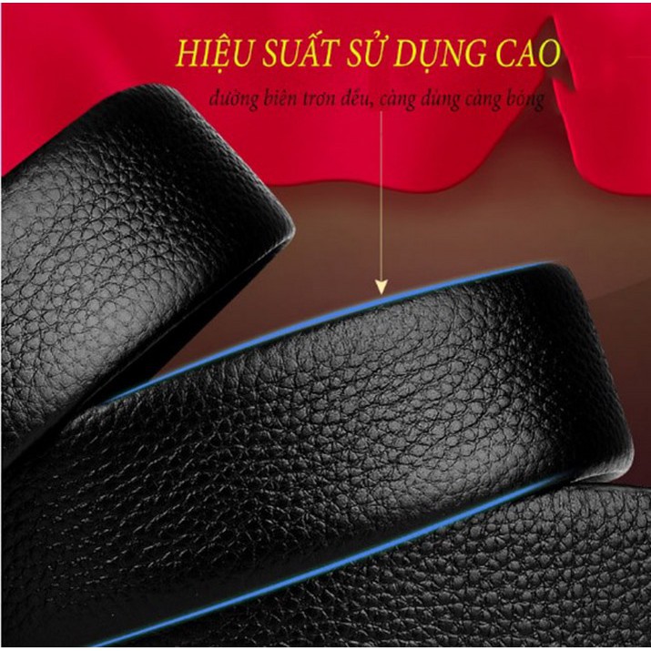 Thắt lưng nam, dây nịt nam khóa tự động dây da cao cấp - Mẫu HOT 2021