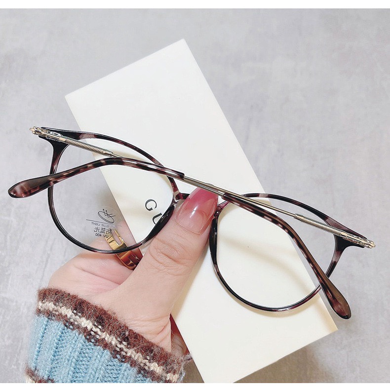 Kính Form tròn Nam Nữ 625 Chất liệu nhựa hàn quốc kiểu dáng hot trend