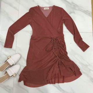 Váy kim sa dài tay