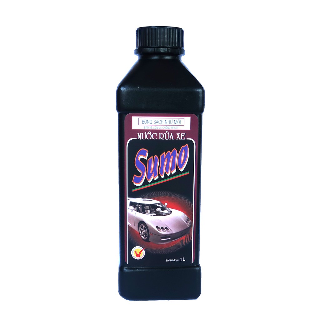 Nước rửa xe Sumo - Rửa xe siêu sạch và siêu bóng (1L)