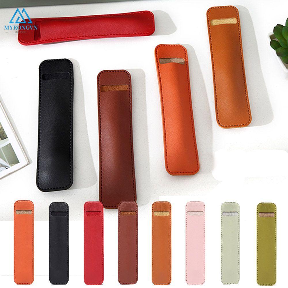 Túi da đựng bút cảm ứng nhỏ gọn linh hoạt tiện lợi cho văn phòng trường học
