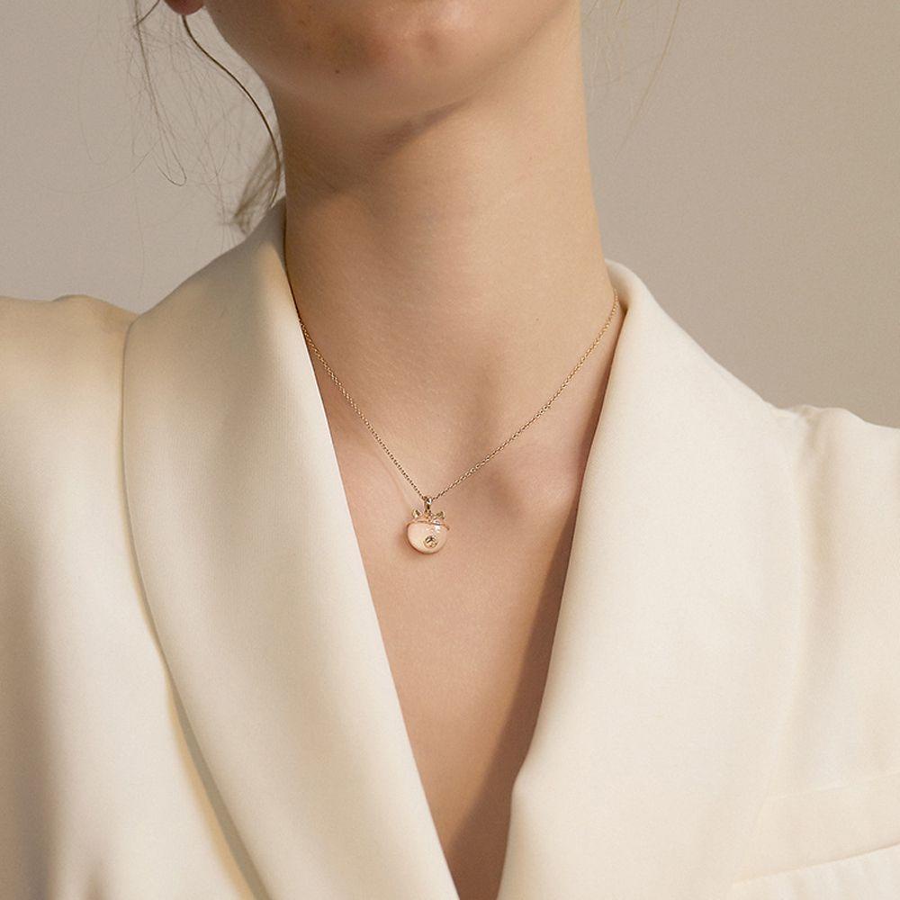 Vòng cổ May Mắn Phong Cách Hàn Quốc Thanh Lịch Cho Nữ|Trang Sức Cổ