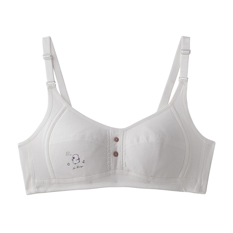 Doly Áo Ngực cotton Mỏng Không Gọng Thép Thời Trang Mùa Hè Cao Cấp Dành Cho Tuổi Teen / Bé Gái
