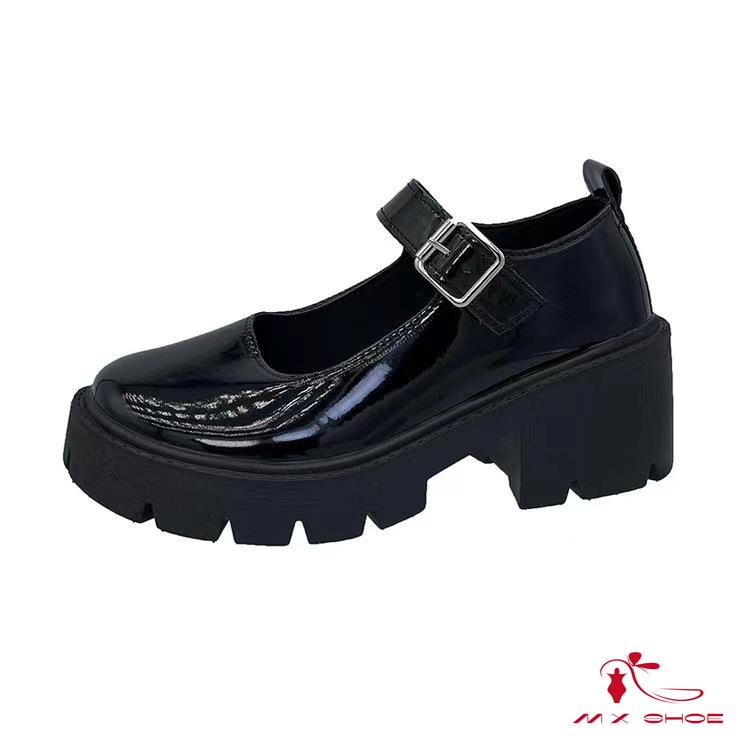 Giày Cao Gót Da Đế Dày Phong Cách Lolita 2022 Cho Nữ