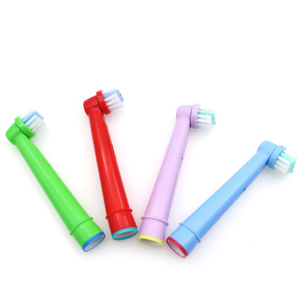Set 4 Đầu Bàn Chải Đánh Răng Điện Thay Thế Tiện Dụng Cho Trẻ Em