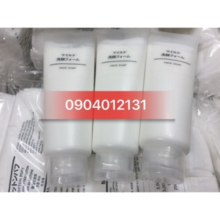 Sữa rửa mặt tạo bọt dạng tuýp 120g Muji Nhật
