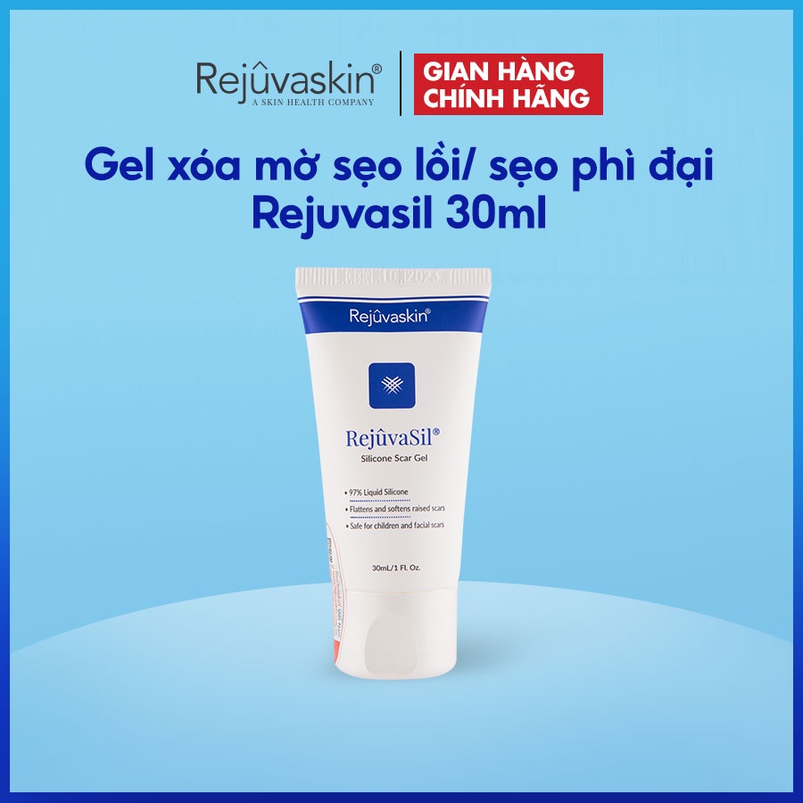 [Mã FMCGREJU82 giảm 8% đơn 250k] Gel Xóa Sẹo Lồi / Phì Đại REJUVASKIN Scar Rejuvasil 30ml