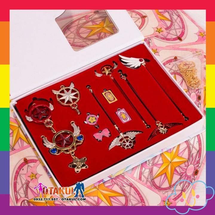 Bộ Móc Khóa Sakura thủ lĩnh thẻ lài 11 dạng