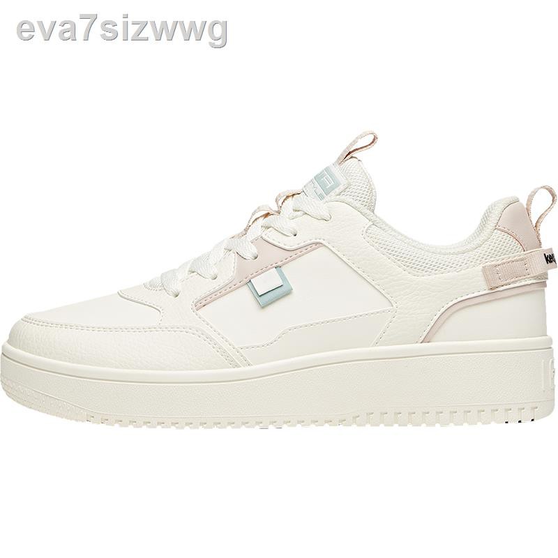 Giày nữ Anta giày trắng 2021 giày mùa hè mới giày đế dày thường thương hiệu giày thể thao trắng giày thể thao nữ