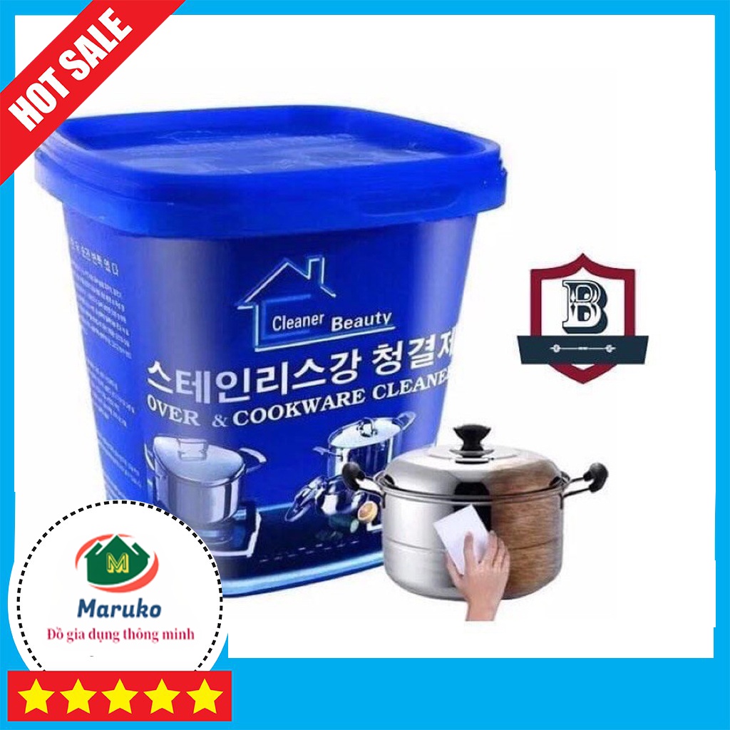 Tẩy Xoong Nồi Đa Năng Hàn Quốc - Kem Tẩy Gỉ Kim Loại Nhà Bếp Nhà Vệ Sinh Sạch Sẽ An Toàn 500m