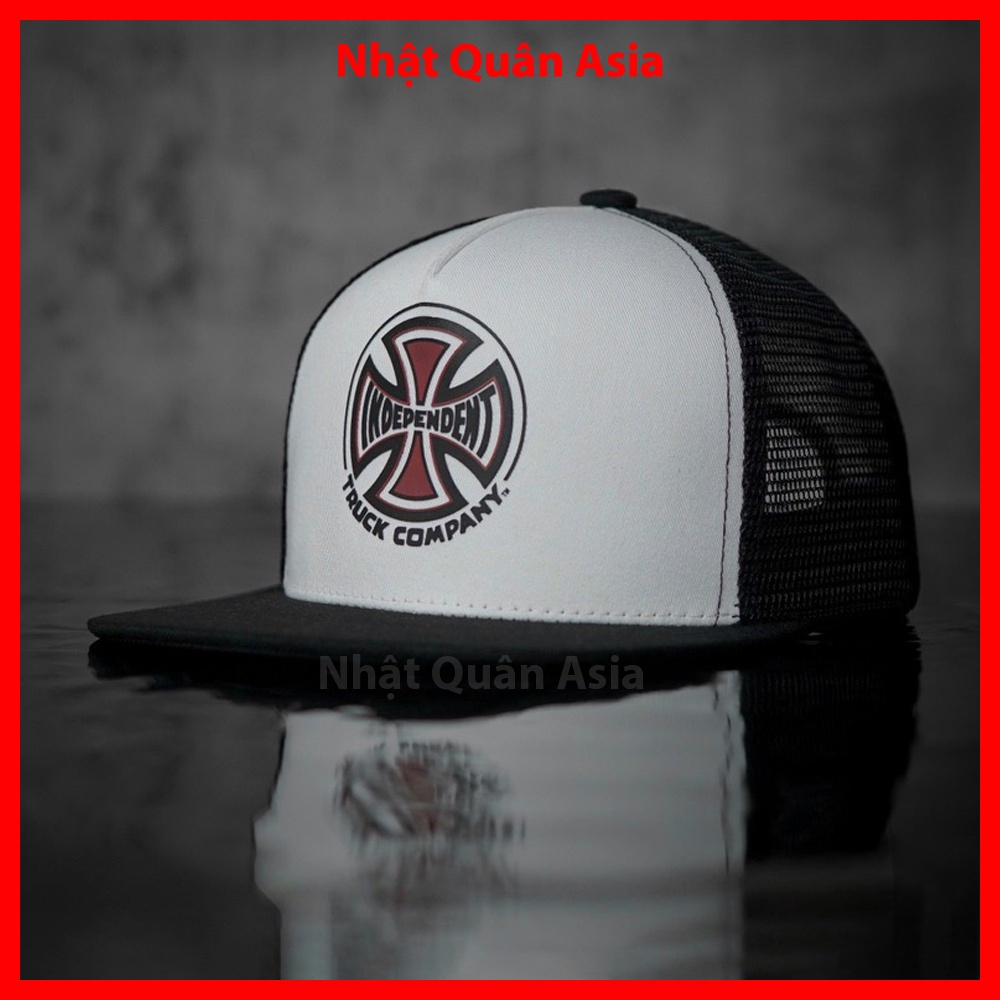 Nón lưỡi trai Independent Truck Company snapback đen trắng cao cấp - Nhật Quân Asia nhatquanasia capman