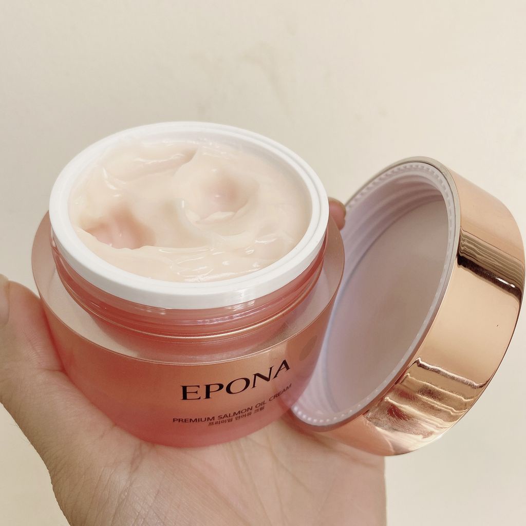 Kem Dưỡng Trắng - Phục Hồi Da Hư Tổn Chiết Xuất Dầu Cá Hồi Epona Premium Salmon Cream 50ml | BigBuy360 - bigbuy360.vn