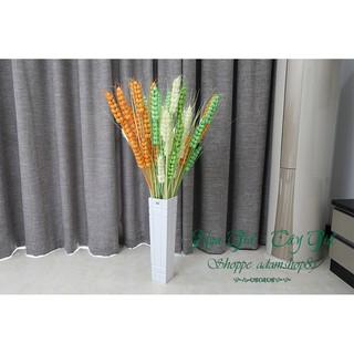 Hoa giả - Cành Lúa Mì lớn 3 nhánh cao 1m3