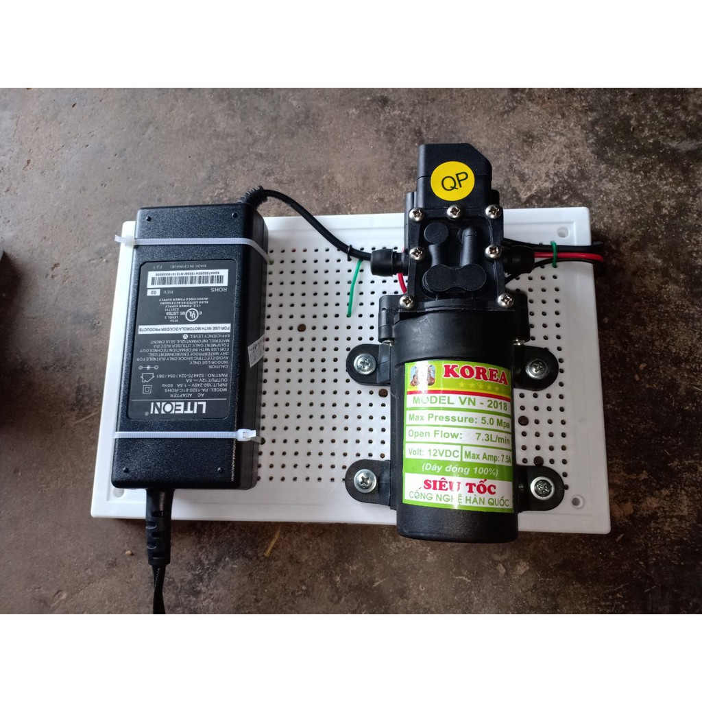 BỘ MÁY BƠM NƯỚC MINI 12v HOÀN CHỈNH tự động ngắt