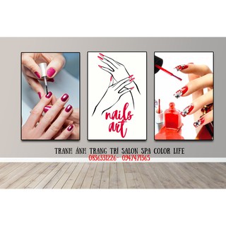 KHUNG ẢNH NAIL TRANH NAIL TREO TƯỜNG SIÊU ĐẸP GIÁ XƯỞNG B39 ColorLife