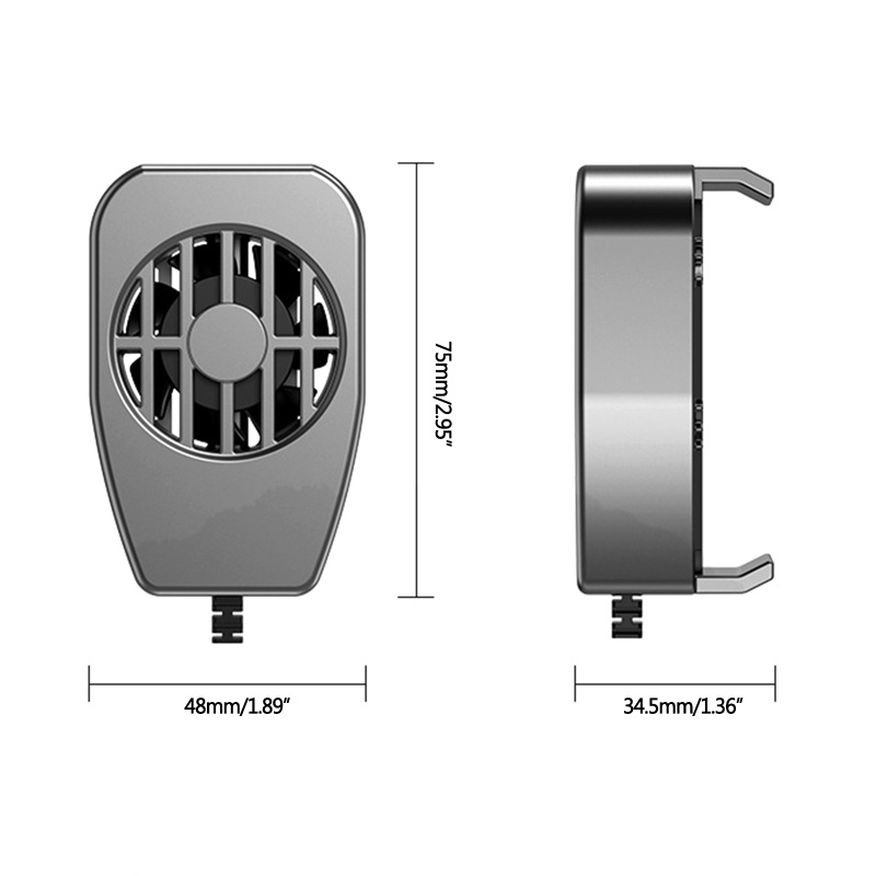Quạt Tản Nhiệt Nhanh Làm Mát Cho Điện Thoại Từ 4 7 Đến 7 2 Inches