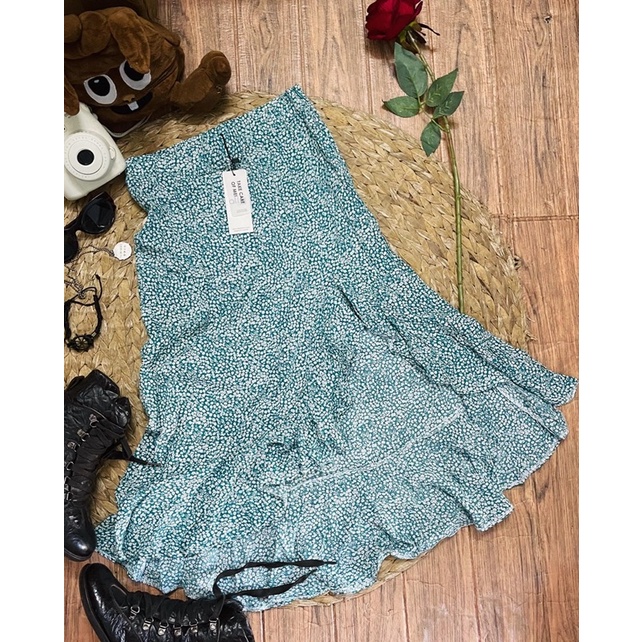 Chân váy dài Đắp chéo hàng NEW LÔK size s m