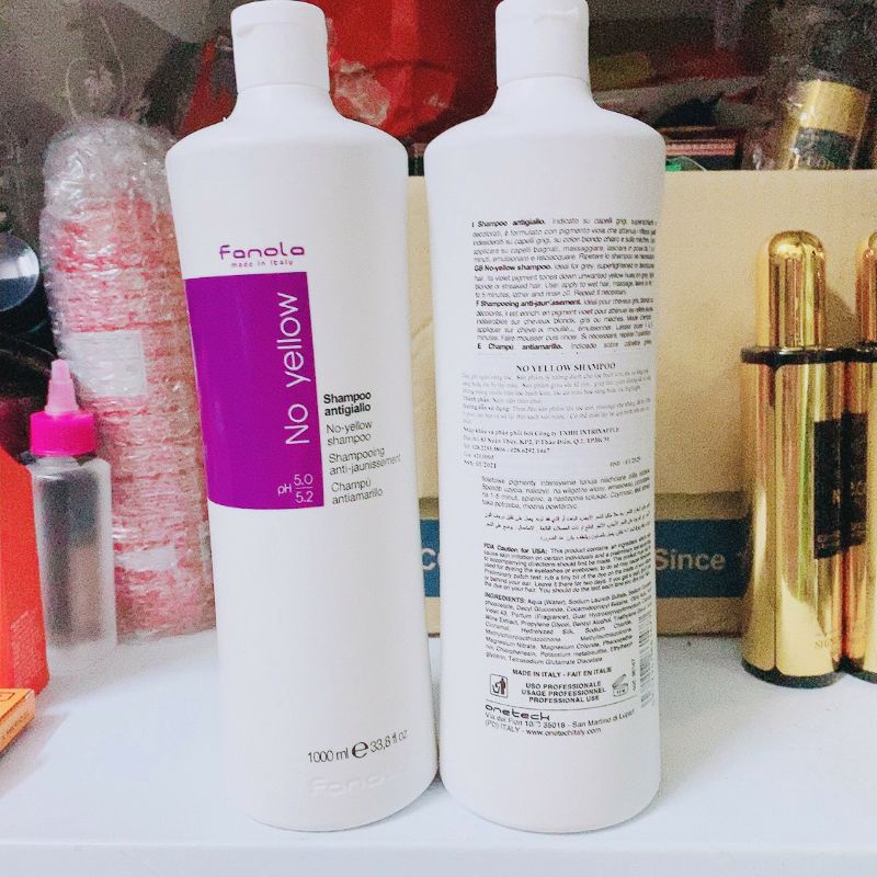 DẦU GỘI TÍM  KHỬ VÀNG FANOLA NOYELLOW 1000ML