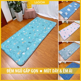 [DÀY & ÊM] Thảm Ngủ Văn Phòng Gấp Gọn | Chất Vải Cotton Thoáng Khí [Video & Ảnh Thật]